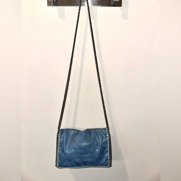 Stella McCartney Falabella Crossbody – Ice Blue Shaggy Deer | EUC 💎 - Picture 7 of 16